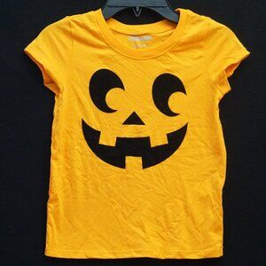 10 Threads Orange Pumpkin Cotton Short Sleeve Tee Girl’s Size 7